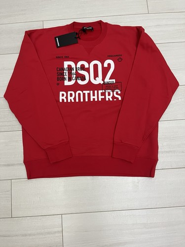 Dsquared2 felpa girocollo - dsquared2,