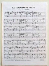 Partition double sheet music