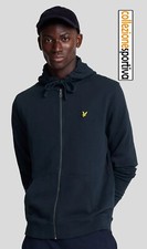 FELPA MAGLIONE LYLE & SCOTT ZIP THROUGH HOODIE ML420VOG-Z271 col. blu