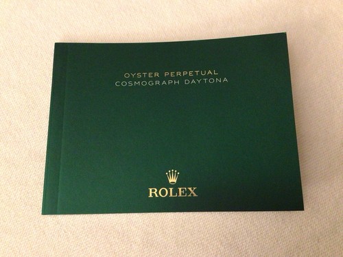 Libretto booklet rolex - booklet,