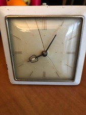 SVEGLIA DA COMODINO ANNI 50/60 MARCATA WESTCLOX MADE IN SCOTLAND DA REVISIONARE