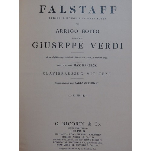 Verdi giuseppe falstaff - verdi, opera