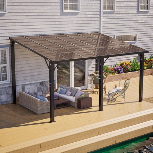 14x10ft gazebo pergola hardtop - 14x10ft,