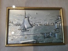 quadretto su foglia di argento