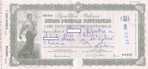 Floridia buono postale - -,
