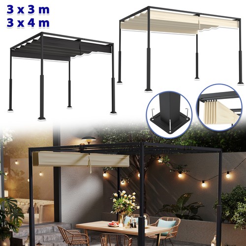 Gazebo pergola 3x3m 3x4m - pergola,