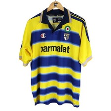 1999-00 Parma Maglia Home Champion Parmalat L (Top)  SHIRT MAILLOT TRIKOT