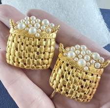 KARL LAGERFELD 1990 PERLE ORO