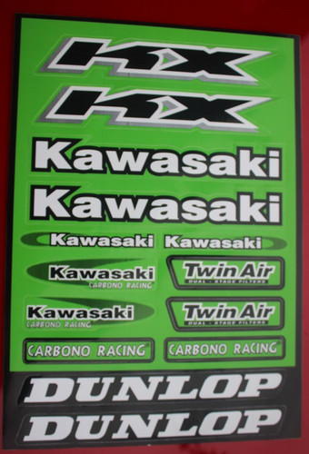 Kit adesivi moto kawasaki - moto,