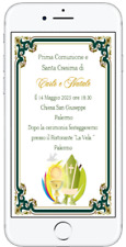 Invito Digitale Comunione e Cresima pronto in 12 ore