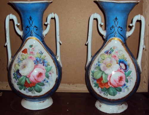 Coppia vasi porcellana - ,