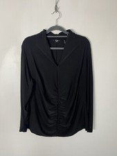 Top Joanna Hope nero a maniche