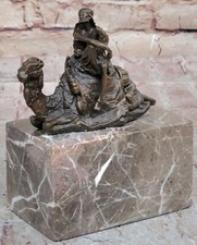 Scultura arabo ottomano in bronzo su cammello, fatta a mano hot cast da collezione deserto fi