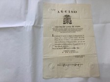 NOTICE POPE LEO XII JIACOMO DE