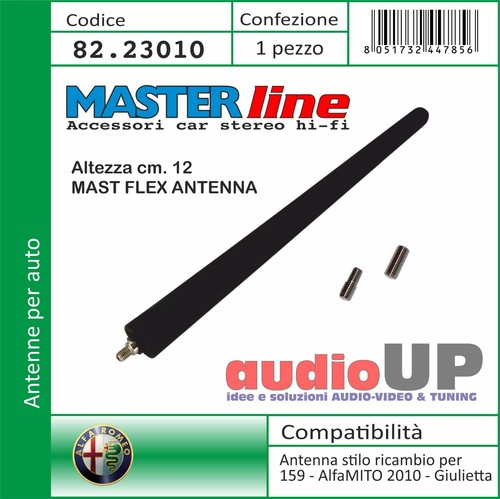 Antenna ricambio stilo doppio
