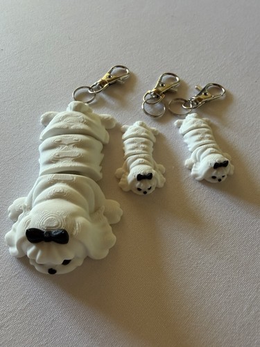 Cani articolati maltesi x3 - 3d,