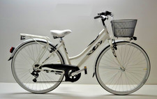 Bici trekking bianca - 28,