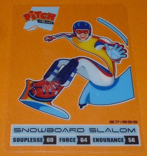 Snowboard slalom carte pitch - snowboard,