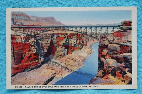 Ponte navajo sul fiume - ponte,