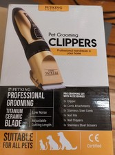 Pet clipper - Tosapelo per cani usato completo di pettine, regolapelo, forbici