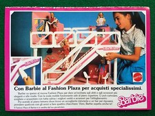 (V92) Pubblicità Advertising Clipping 19x13 cm (80s) BARBIE FASHION PLAZA MATTEL