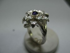 HANDWORKED FLOWER RING IN