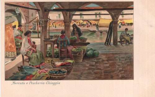 Venezia chioggia mercato - -,