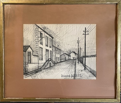 Litografia vintage bernard - litografia,