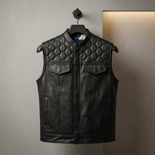 Gilet Club Uomo Pelle di