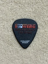 Scorpions/Skid Row 2025 Las Vegas Residency Tour Plettro per chitarra - Nero
