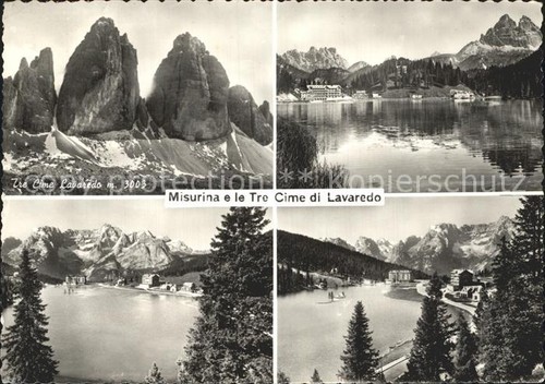 Misurinasee tre cime - cime, di