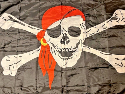 Grande bandiera pirata jolly - grande,