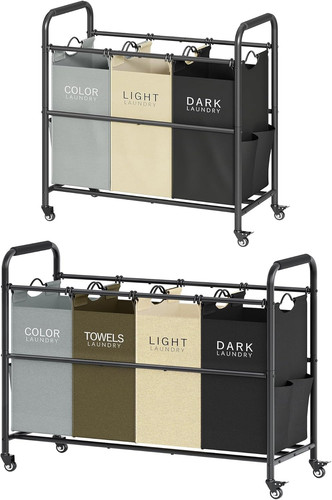Set carrello portabiancheria
