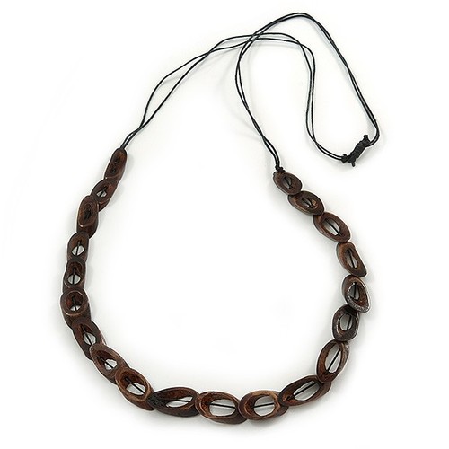 Collana lunga osso - in,