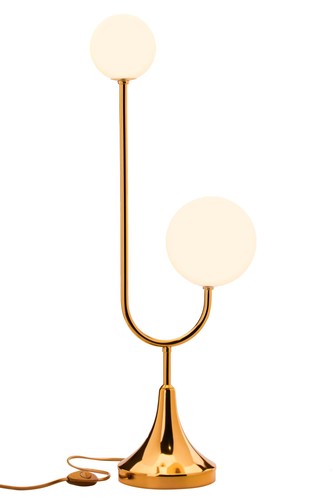 Tischleuchte ottone vetro - ottone, on