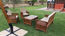 SET GAZEBO DA GIARDINO PER ESTERNI SENZA IMPERFEZIONI MATERIALE DI QUALITA'