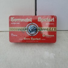 SCATOLA LATTA TORRONCINI SPERLARI CREMONA VINTAGE