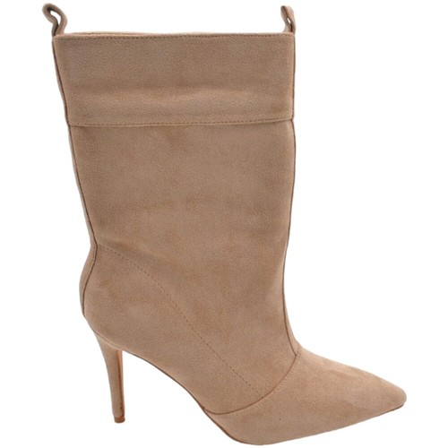 Tronchetto stivaletto beige
