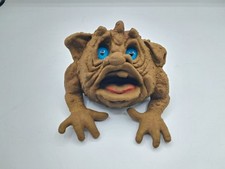 Boglins SQUIDGE Vintage Mattel 1987 Marionetta Mattel Marrone Chiaro (raro)