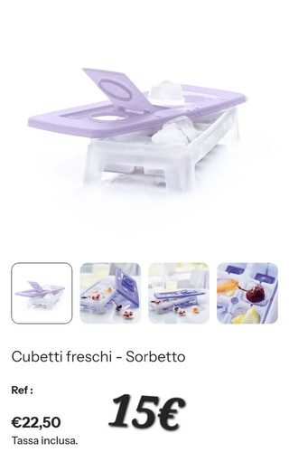 Stampo ghiaccio tupperware - stampo,