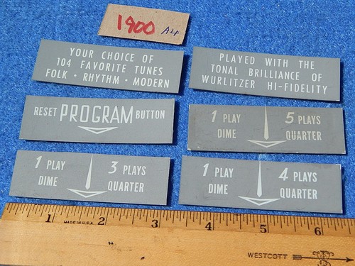 Wurlitzer 1900 inserti - inserti, porta