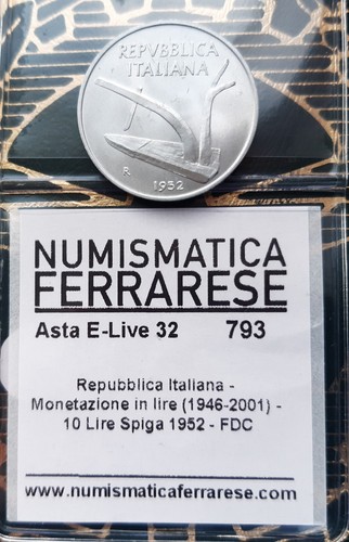 Lire 1952 - , (spighe)