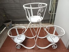 portavasi ferro battuto 3 vasi