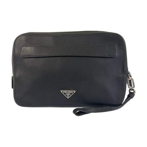 Prada triangolo con logo - con,