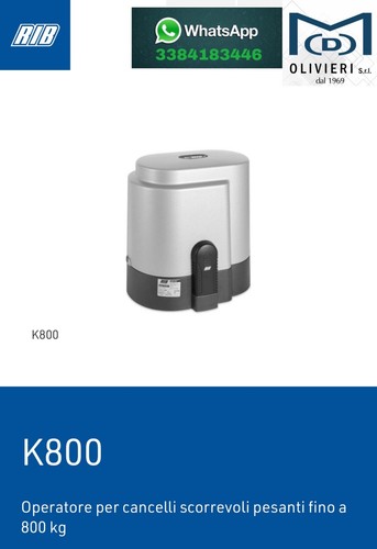 Motore rib k800 con finecorsa - k800,