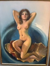 Ezio Farinelli, Opera Unica, Olio Su Tela, 70x50cm, Firma Fronte E Retro