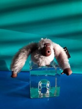 "KIPLING" Portachiavi Scimmia NALYA, colore grigio e marrone scuro, h. 4,5 cm.