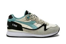 Scarpa Uomo Diadora V7000 Winter Silver Green/Snorkel Blue 179722 C9288