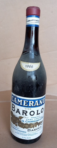 Barolo camerano 1968 bottiglia - camerano,