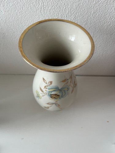 Vaso ceramica bavarese bianco - vaso,